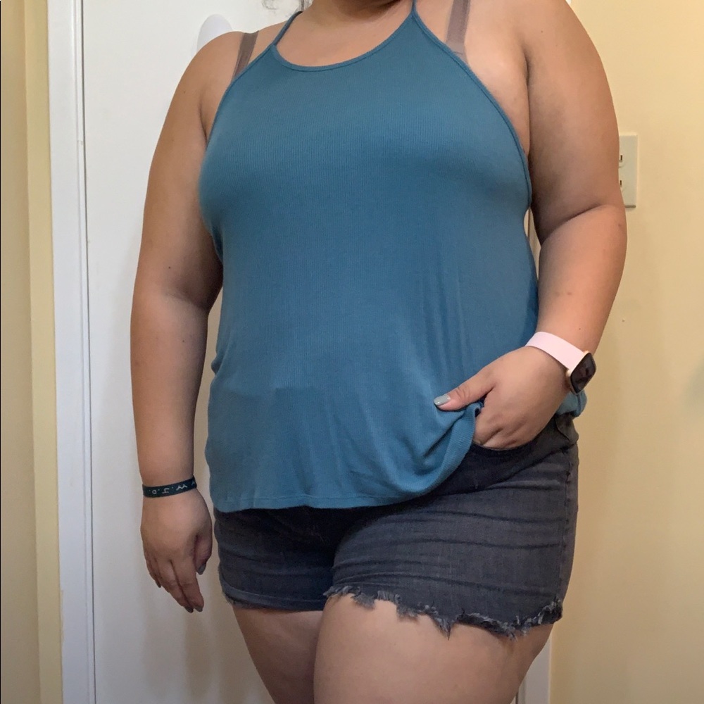 Razorback Ribbed tank top